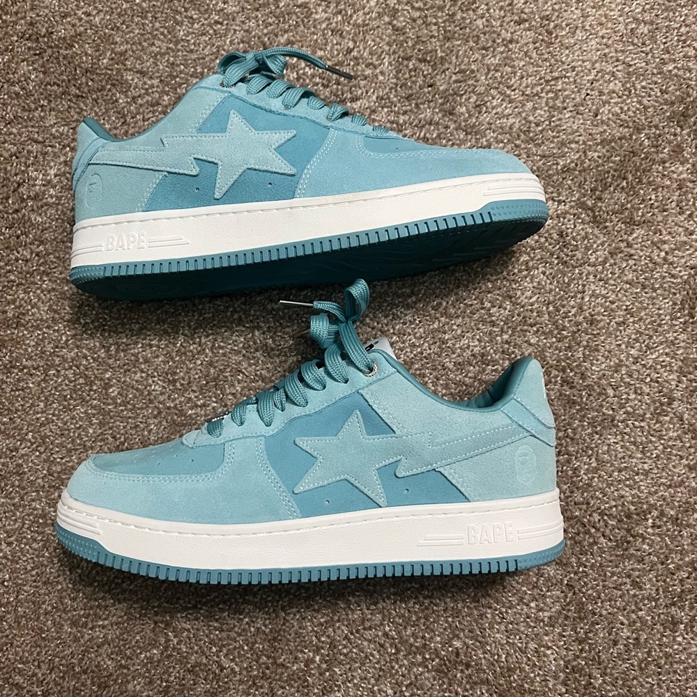 Bapesta Blue Suede